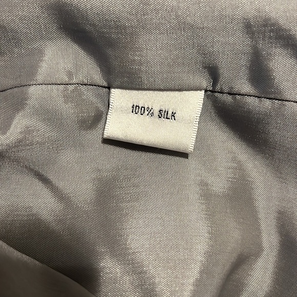 Noviello-Bloom Silk Skirt Suit - Picture 9 of 12